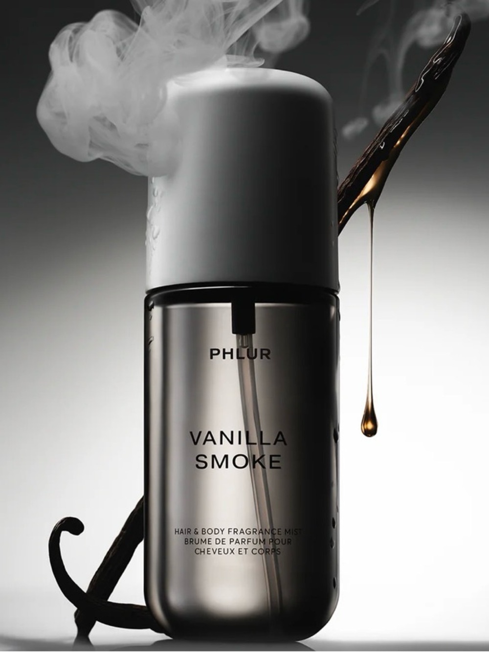 PHLUR Vanilla Smoke Hair & Body Fragrance Mist 8.1 oz Woody Gourmand